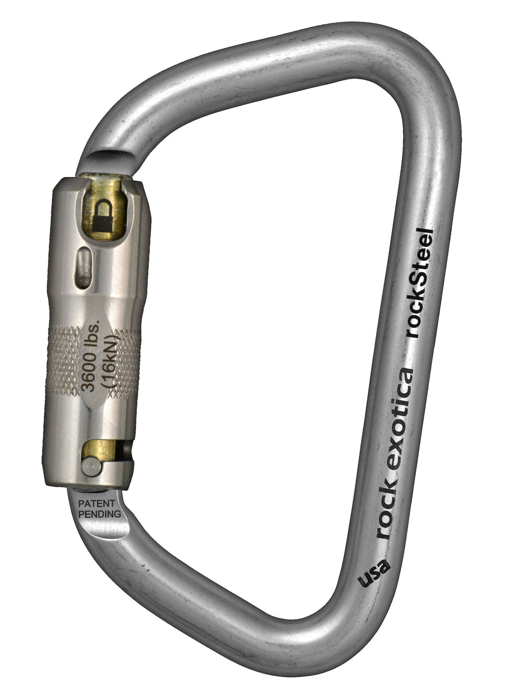rockSteel Auto-Lock Carabiner