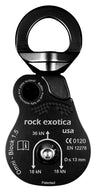 Omni-Block 1.5" Single Swivel Pulley (Black)