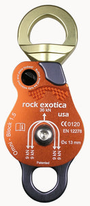 Omni-Block 1.5" Double Swivel Pulley - Orange