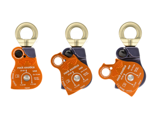 Omni-Block 1.5" Double Swivel Pulley - Orange